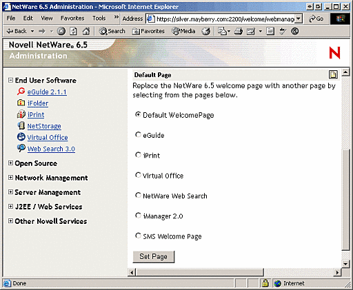 novell netware 6.5 end of support