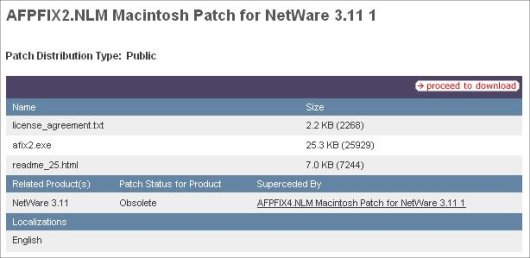 Image of how to view a superceded patch