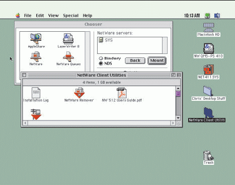 netware client for mac os